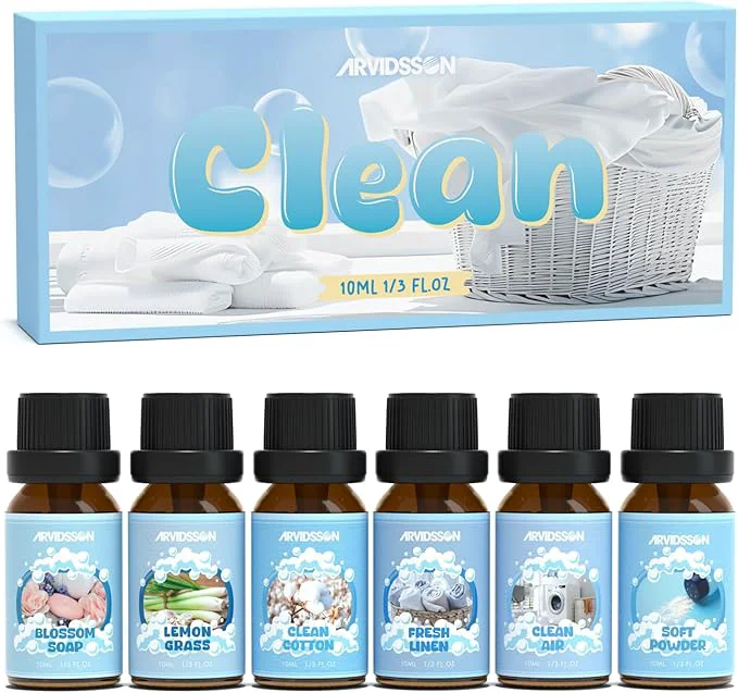 ARVIDSSON Clean Essential Oils Set Natural Fragrance Oil Quality