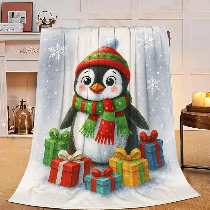 Reusable Penguin Blanket Super Soft Warm Fluffy Fleece Flannel Animal Throw Blanket Cozy Fuzzy Plush Stuff Bedding Blankets Gifts for Women Kids Boys Girls Adults 50 quot X40 quot Proven