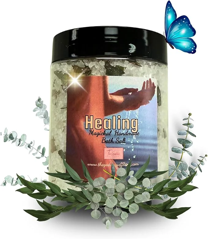 Green Healing Bath Salts – Dead Sea Salt Bath Soak Pure