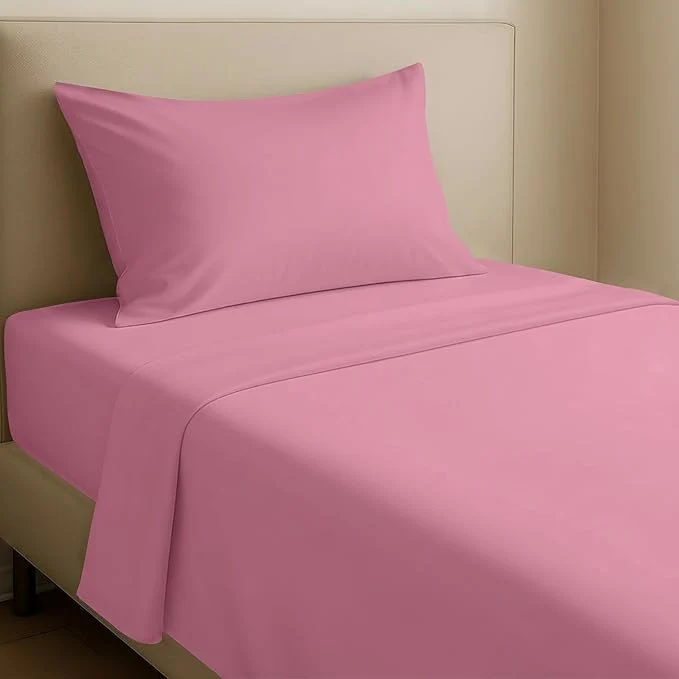 High-Quality California Design Den XL Twin Sheets Set – Natural Cotton Sheets Soft Sateen Fully Elasticized 12 quot Pockets Breathable and Durable Bedding for Dorm Room – Doll Pink Prestigious