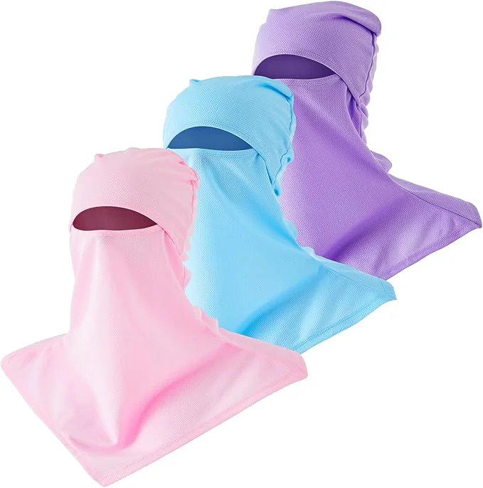 Exceptional SATINIOR 3 Piece Balaclava Face Cover Sun Protection Neck Cover Summer Stylish