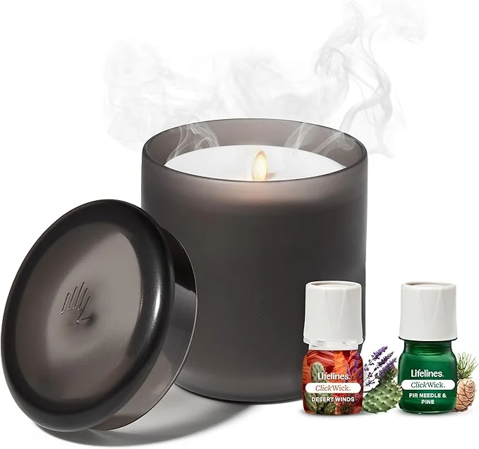 Refined Lifelines Flameless Candle Aromatherapy Essential Oil Diffuser Selected