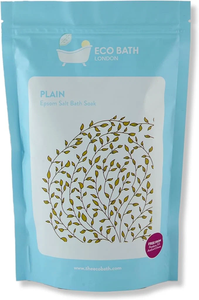 Prestigious Eco Bath London Plain Unscented Epsom Salt Bath Soak Authentic