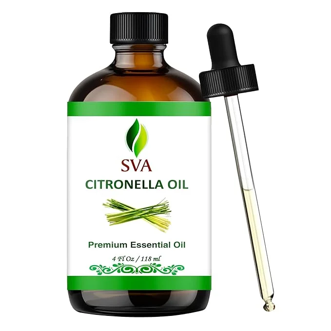 Specialty SVA Citronella Essential Oil – 4 Fl Oz – Natural Citronella Oil High-Quality