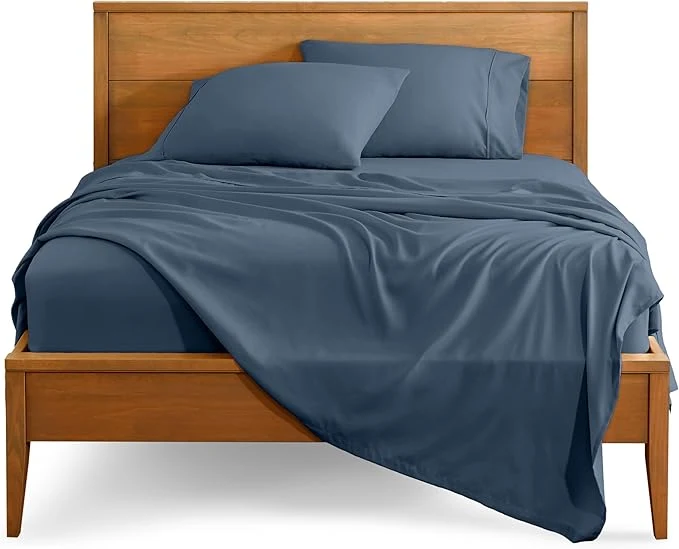 Classic Bare Home King Sheet Set – 1800 Ultra-Soft Microfiber King Bed Sheets – Double Brushed – Deep Pockets – Easy Fit – 4 Piece Set – Bedding Sheets amp Pillowcases King Bering Sea Fine
