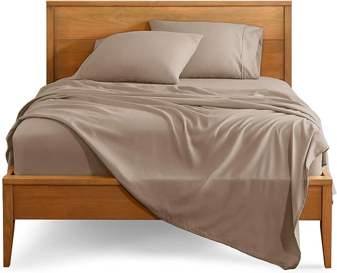 Functional Bare Home Twin XL Sheet Set – 1800 Ultra-Soft Microfiber Twin Extra Long Bed Sheets – Double Brushed – Deep Pockets – Easy Fit – 3 Piece Set – Bedding Sheets amp Pillowcases Twin XL Pebble Convenient