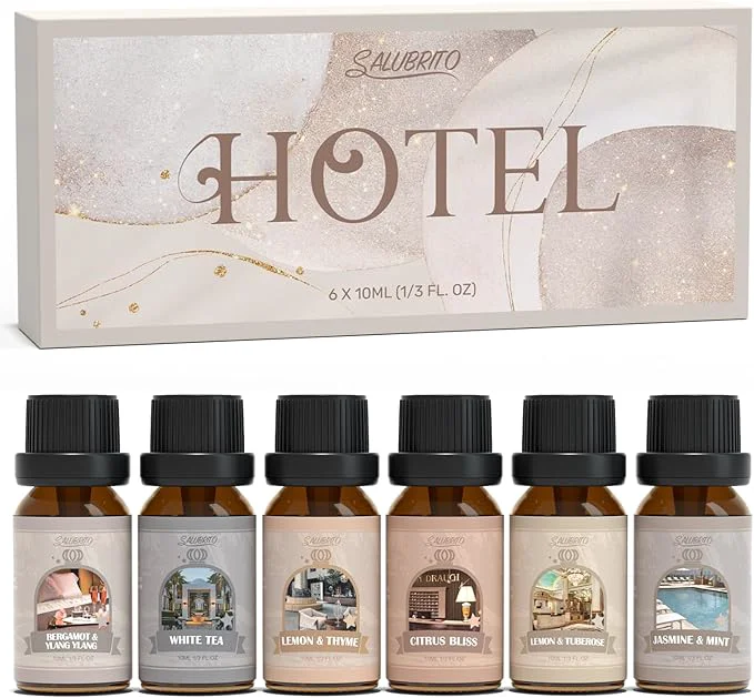 Proven SALUBRITO Hotel Fragrance Oil Set Luxury Essential Oil Set Convenient