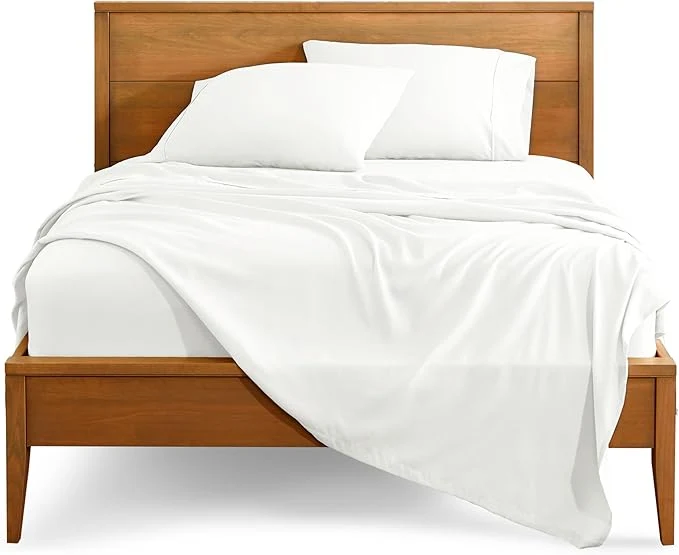 Artisan Bare Home King Sheet Set – 1800 Ultra-Soft Microfiber King Bed Sheets – Double Brushed – Deep Pockets – Easy Fit – 4 Piece Set – Bedding Sheets amp Pillowcases King Cream Reusable