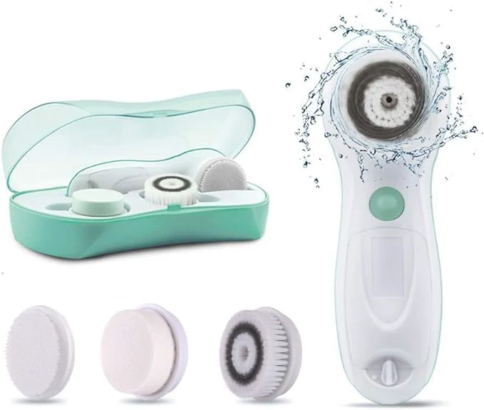 Elite TOUCHBeauty 360° Rotating 3 in 1 Interchangeable Facial Cleansing Brush Set Unique