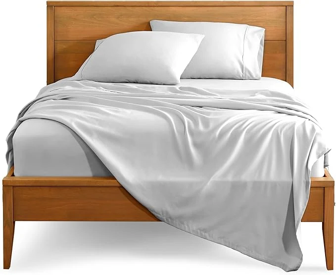 Environmentally Friendly Bare Home Twin Sheet Set – 1800 Ultra-Soft Microfiber Twin Bed Sheets – Double Brushed – Deep Pockets – Easy Fit – 3 Piece Set – Bedding Sheets amp Pillowcases Twin Cloud Grey Prestigious