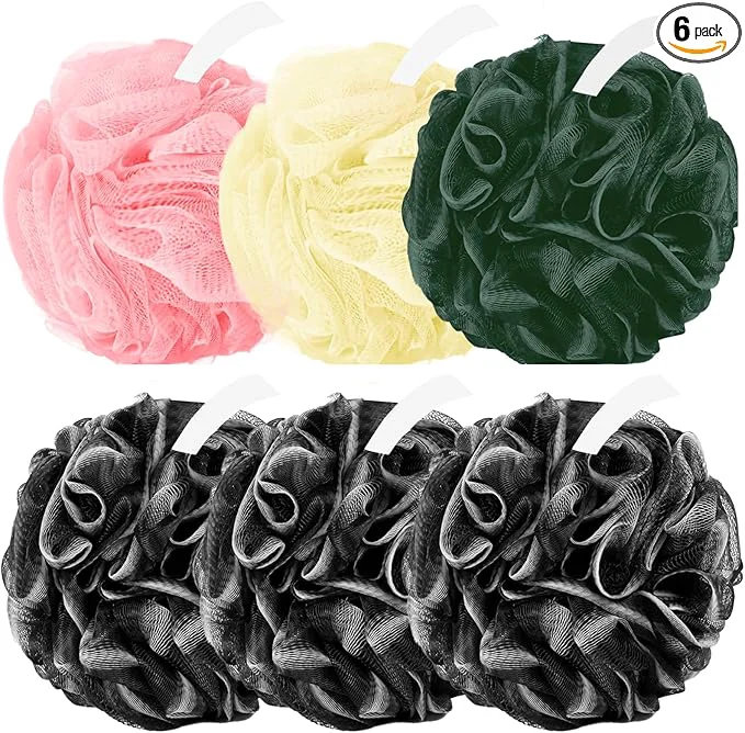 Lightweight Amazerbst loofah 6 Pack Shower loofah loofah Sponge Bath Sponge Body Scrubber Premium Material
