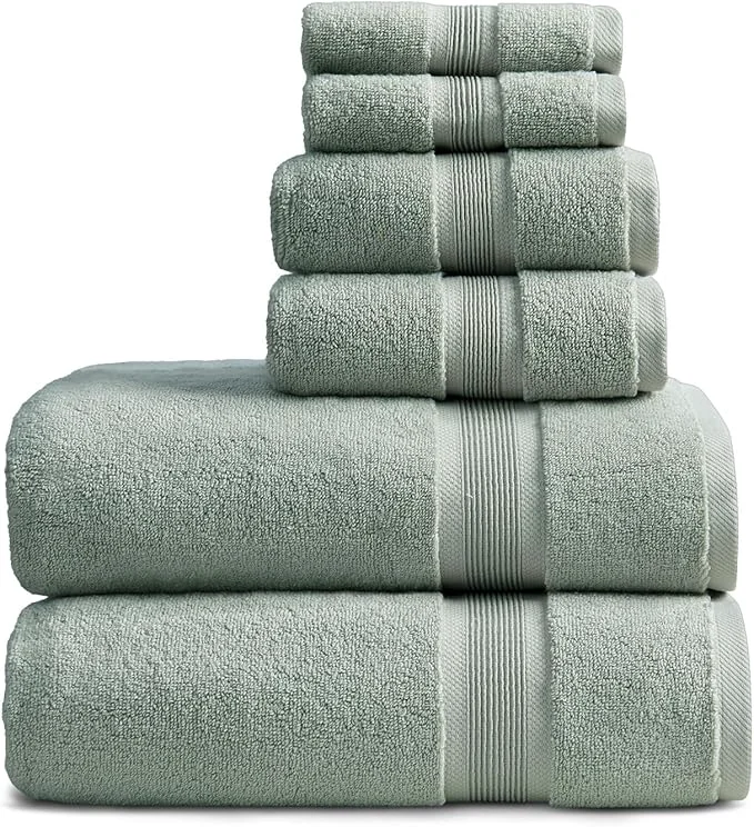 Healthy Springtree Home Luxury Bamboo Rayon Bath Towel Set 6 Piece Set 35 Bamboo Next-Generation