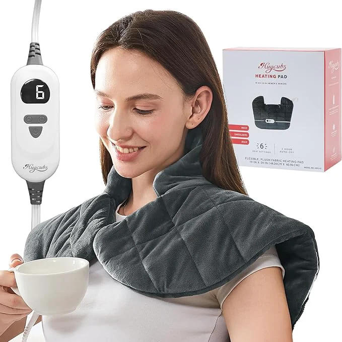 Expertly Made Neck Weighted Heating pad XL 19”x24” fsa Eligible Items only List Heat pad Excellent