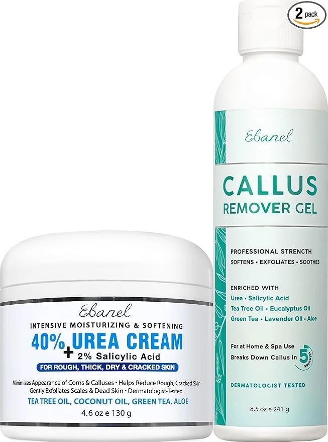 Natural Ebanel Set of Professional Callus Remover Refined