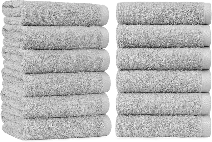 Fast Amazon Basics Soft and Thick Cotton Hand Towels World-Class