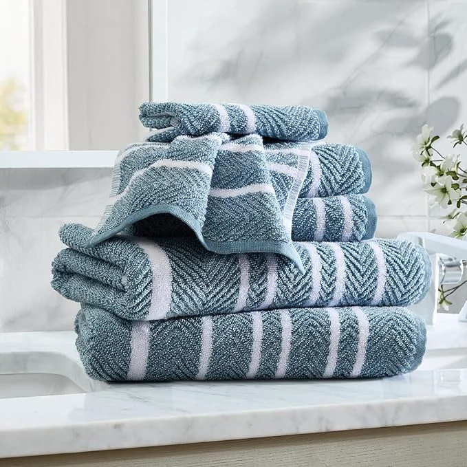 Traditional Nautica – Bath Towels Soft Absorbent Plush Cotton Towels Professional