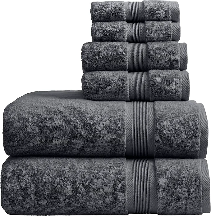 Trusted Springtree Home Luxury Viscose from Bamboo Bath Towel Set 6 Piece Set 35 Contemporary