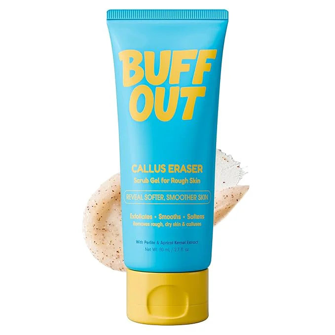 Traditional BUFFOUT Callus Eraser Exfoliating Gel – Body Care Exfoliator Scrub Exfoliant Soft