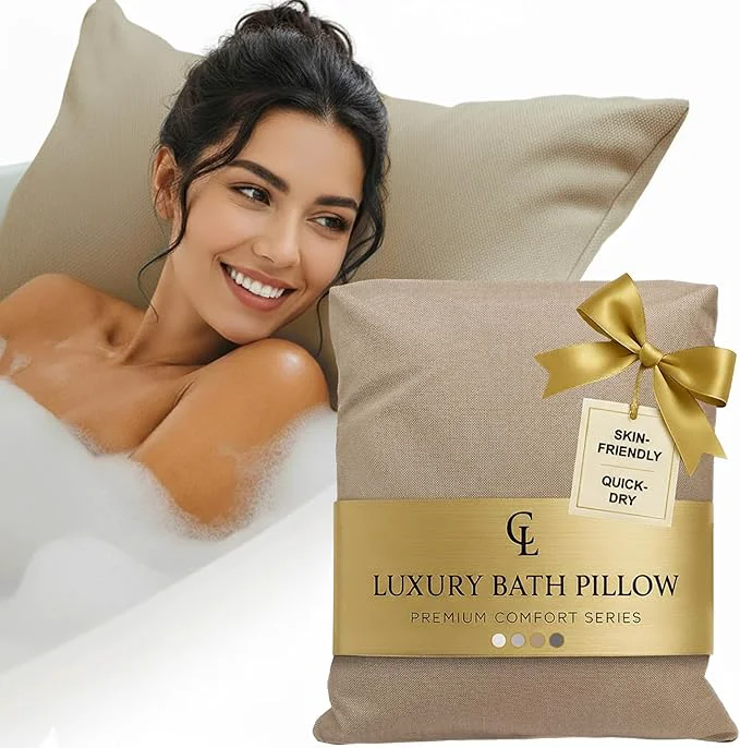 Organic Luxury Bath Pillow for Tub Long-Lasting