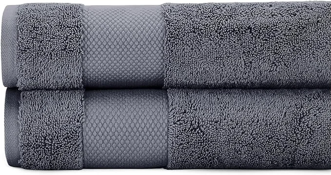 Fast BIOWEAVES Organic Cotton 700 GSM Plush Bath Towels 30 x 58 GOTS Trendy