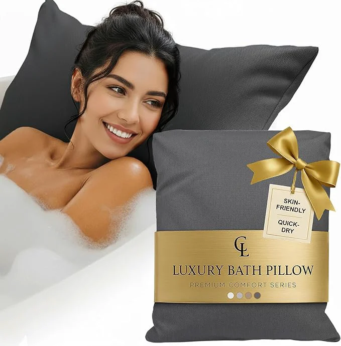 Solid Luxury Bath Pillow for Tub Functional