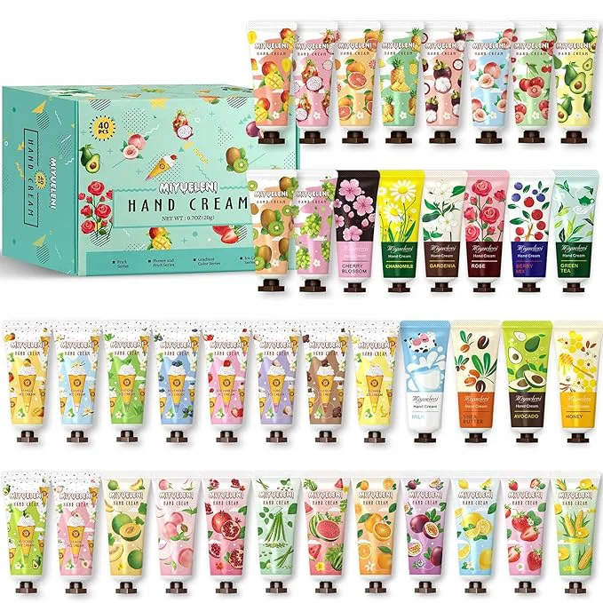 Smooth 40 Pack Hand Cream Gift Set Mothers Day Gifts Moisturizing Hand Lotion Crafted
