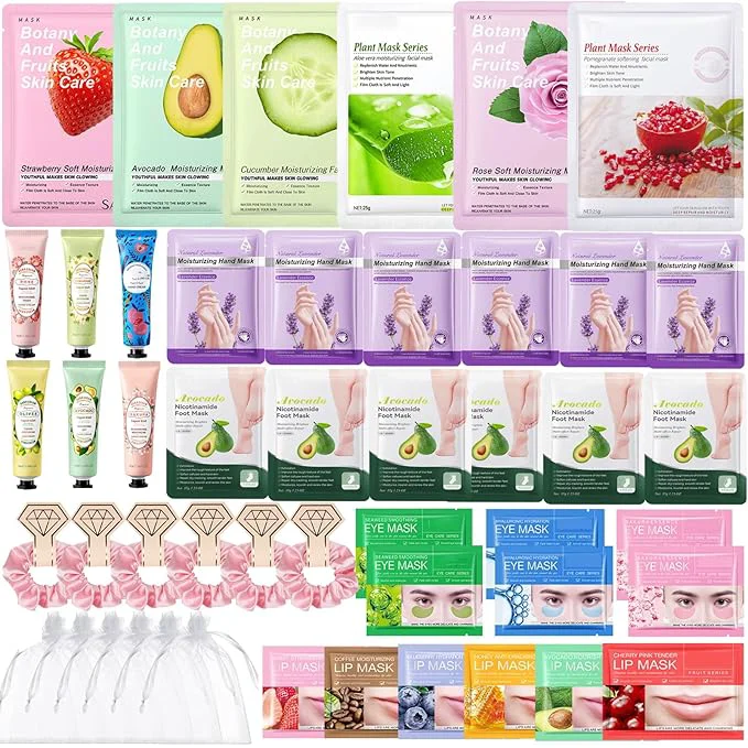 Top-Quality Spa Party Supplies for Women Spa Party Favors Facial Masks Foot Mask Effective
