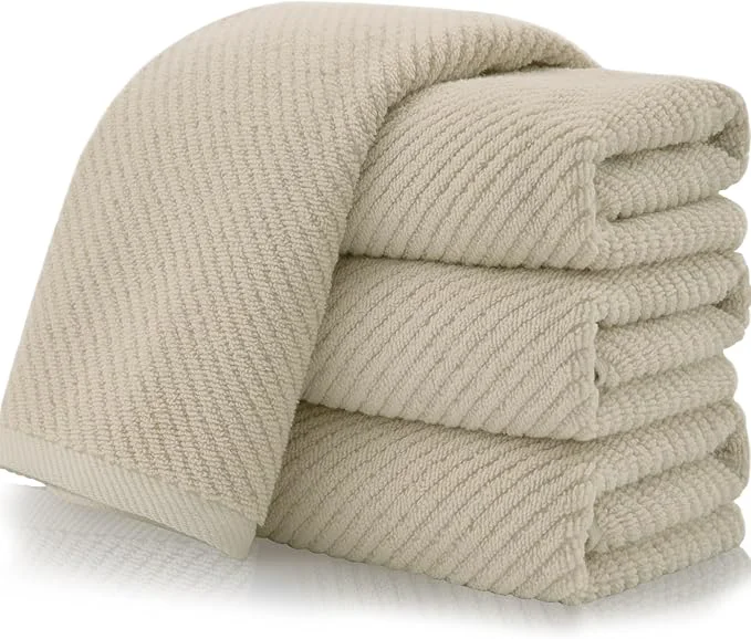 User-Friendly VOOVA MOVAS Taupe Hand Towels Effective