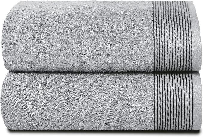 Solid Belizzi Home Ultra Soft 2 Pack Oversized Bath Towel Set 28×55 inches Healthy