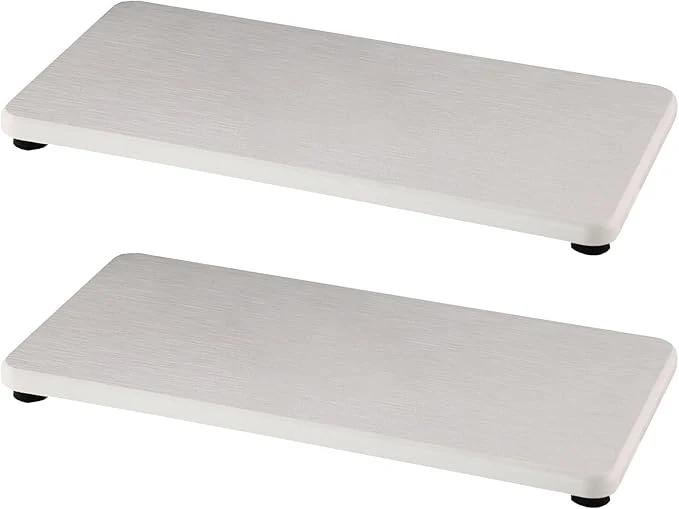 Long-Lasting NiuYichee 2 Pcs Water Absorbing Stone Trays Kitchen Bathroom Sink Soap Dish Minimalist
