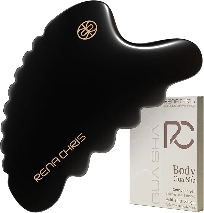 Pure Rena Chris Body Gua Sha Tools Natural BianStone Guasha Tool Manual Massage First-Class