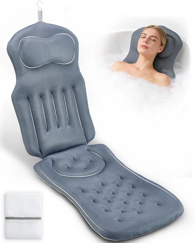 Advanced Full Body Bath Pillow for Bathtub 5D Thick Tub Pillow for Bathtub Sustainable