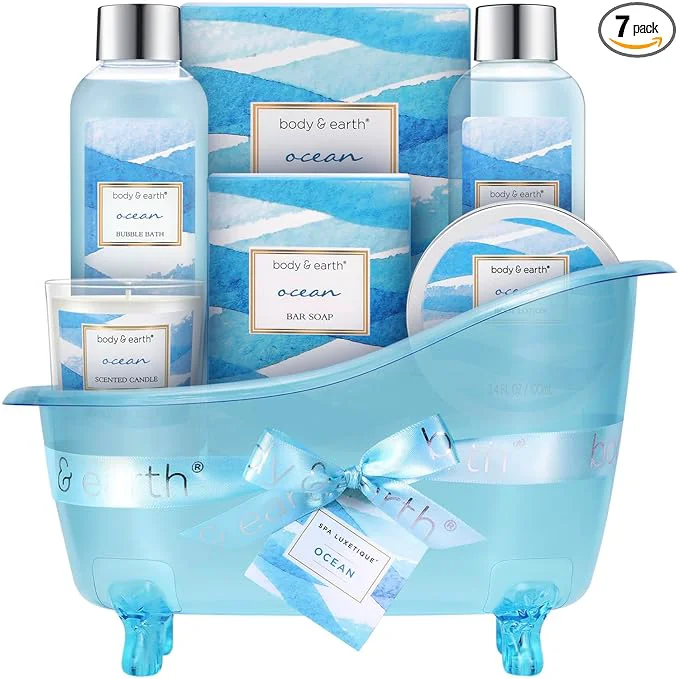 Selected Bath and Body Gift Set for Women Body Earth Ocean Gift Basket Body Lotion Efficient