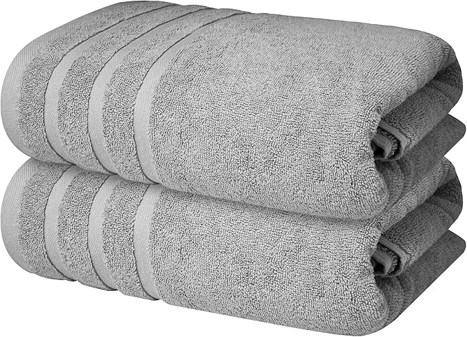 Next-Generation Infinitee Xclusives Cotton Luxury Bath Towels Set of 2 Traditional