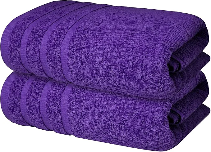 Traditional Infinitee Xclusives Cotton Luxury Bath Towels Set of 2 Outstanding