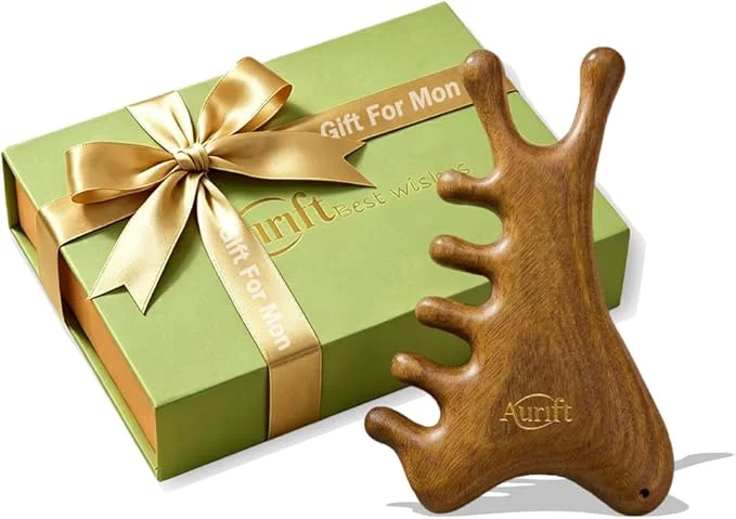 Clean Mother s Day Gift for Mom – Face Roller Gua Sha Facial Tool in Premium Box – Effective