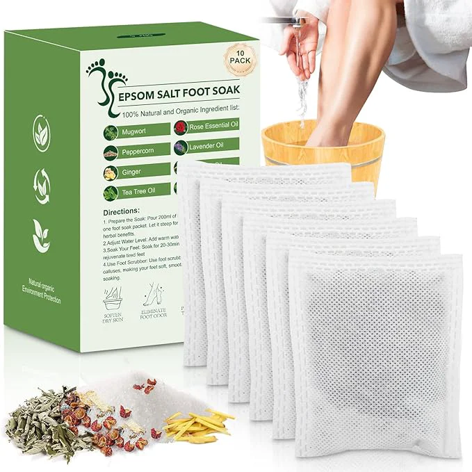 Certified Epsom Salt Foot Soak Dead Sea Salt Spa Pedicure Care Softens Thick Calluses Unique