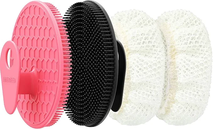 Responsible INNERNEED Food-Grade Silicone Body Scrubber Gentle Cleansing Brush Easy-to-Use