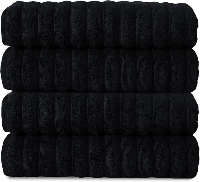 Smart Classic Turkish Towels CTT Premium 4 Pack Bath Towels Set Made High-Grade