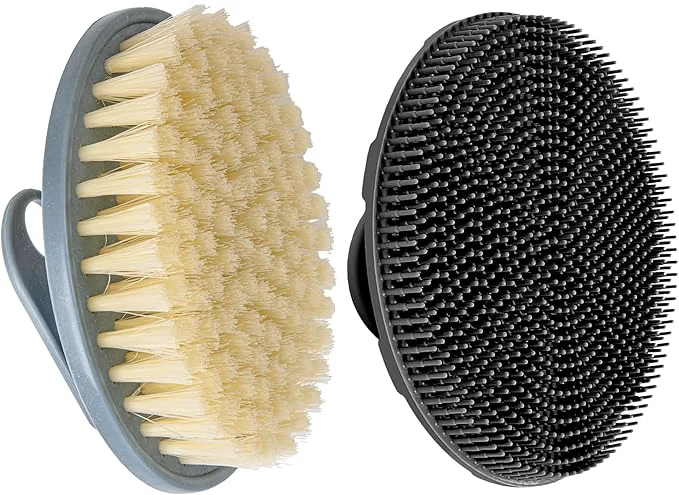 High-Performance INNERNEED Food-Grade Soft Silicone Body Scrubber Shower Brush Handheld Luxury