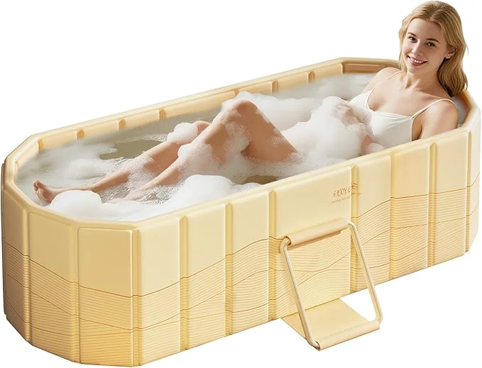 Reliable Portable Foldable Bathtub standing Bathtub No Installation Bathroom SPA Unique