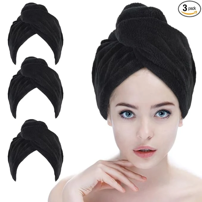 First-Class SINLAND Microfiber Hair Drying Cap Hair Towel Turban Twist Durable