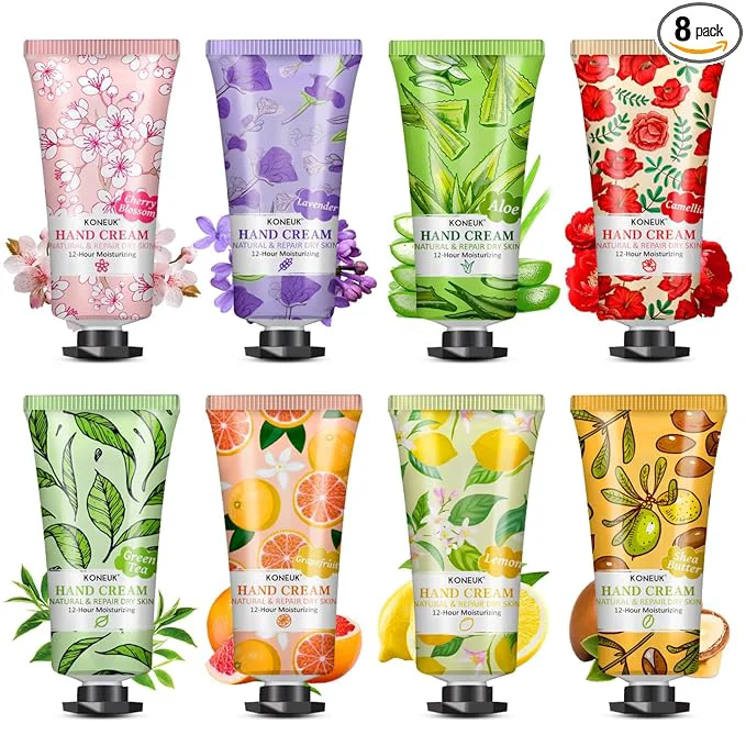 Contemporary KONEUK 8 Pack Hand Cream Set Mothers Day Gifts Wedding Favors Bulk Hand Smart
