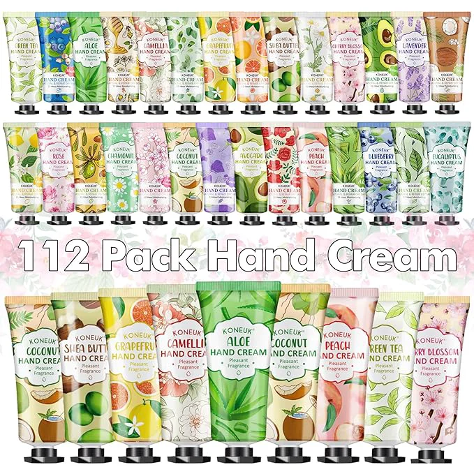 Powerful KONEUK 112 Pack Moisturizing Hand Cream Set Mothers Day Gifts Environmentally Friendly
