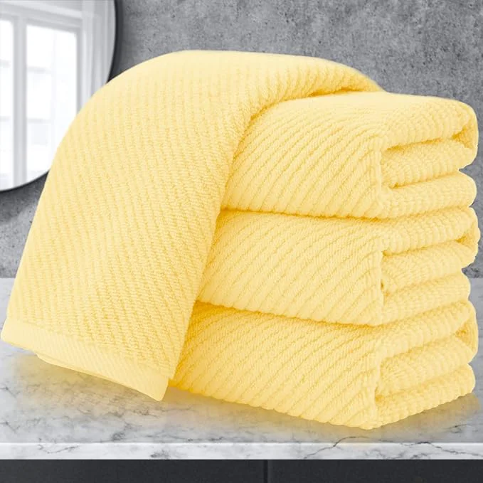 Versatile VOOVA MOVAS Yellow Hand Towels Lightweight