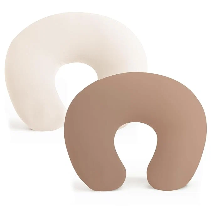 Trusted Konssy 2 Pack Nursing Pillow Covers Stretchy and Soft Nursing Cover for Breastfeeding Pillow Slipcover for Baby Girls and Boys Newborn Beige Brown World-Class