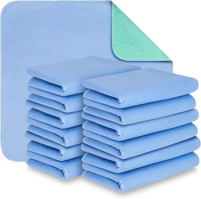 High-Performance Hearth amp Harbor Incontinence Bed Pads Washable Waterproof 34 x36 Washable Pee Pads for Adults Elderly Kids amp Pets Heavy Absorbency Pads for Beds for Incontinence Adults 12 Pack Reusable Underpads Elite