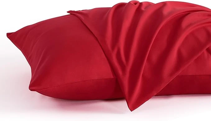 Unique NTBAY King Pillow Cases Set of 2 2 Pack Brushed Microfiber 20×40 Pillow Cases Soft Wrinkle Fade Stain Resistant Red Pillow Cases with Envelope Closure 20×40 Inches Red Safe