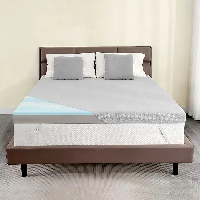 Official Extra Firm Mattress Topper Twin XL 3 Inch High-Density Firm Mattress Pad for Back Pain Relief Bed Topper with Removable Cover No Smell No Slip CertiPUR-US 80 quot x 38 quot Green