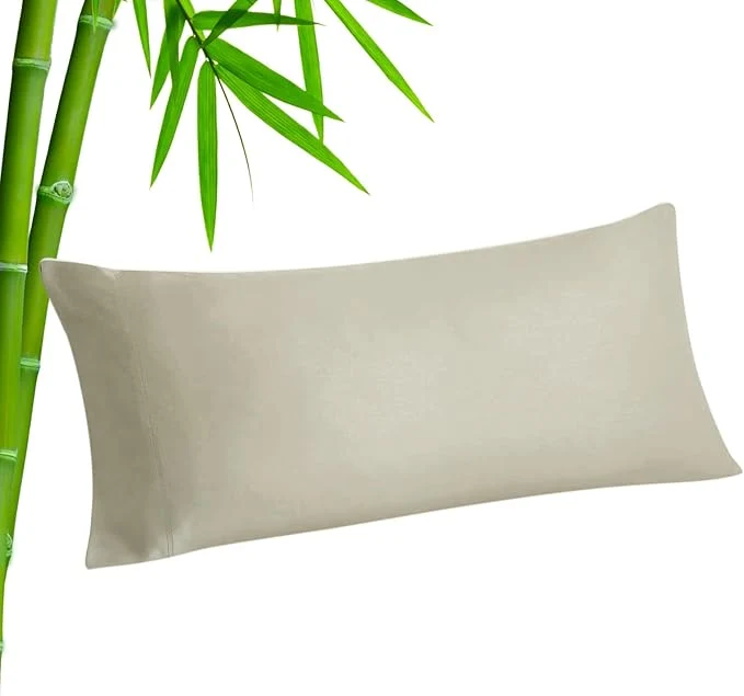 Next-Generation BEDELITE Body Pillow Cover Rayon Made from Bamboo Cooling Body Pillow Pillowcase for Hot Sleepers and Night Sweats Breathable amp Silky Soft Full Long Pillow Case Cover Linen 20×54 Inches Durable